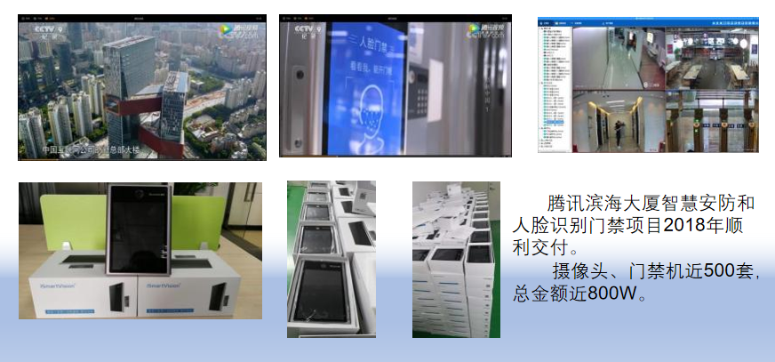 腾讯滨海大厦智慧安防和人脸识别门禁